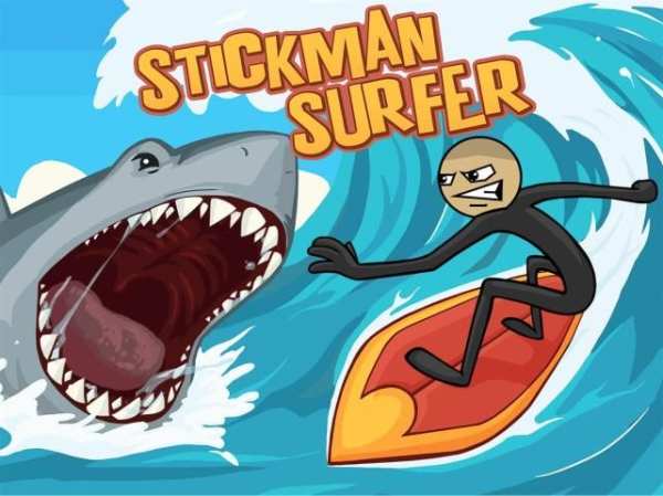 Stickman Surfer 5 تصوير الشاشة