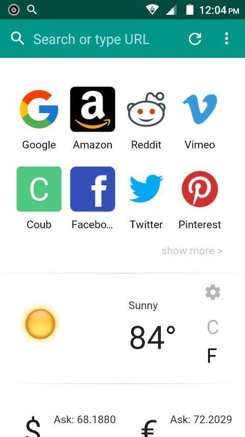 11G Browser screenshot 3