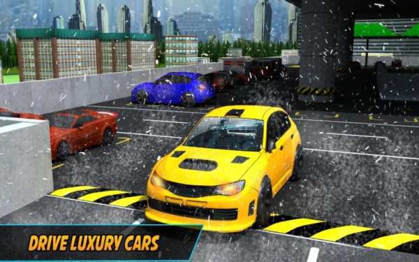 Multi-Level Winter Car Parking screenshot 9