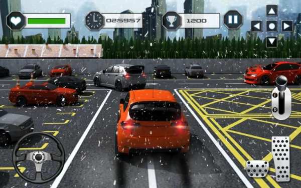 Multi-Level Winter Car Parking screenshot 10