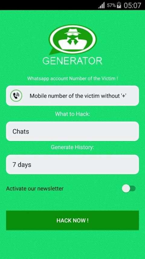 Hack Whatsapp Messenger prank screenshot 4