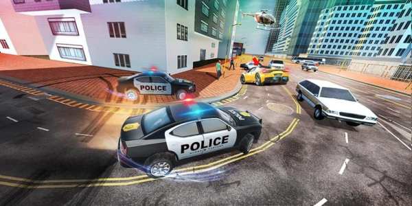 Police Car Driving in City स्क्रीनशॉट 1