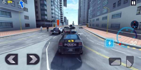 Police Car Driving in City स्क्रीनशॉट 7