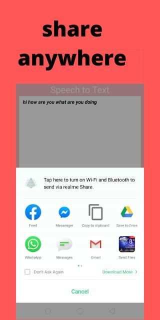 speech to text converter screenshot 2