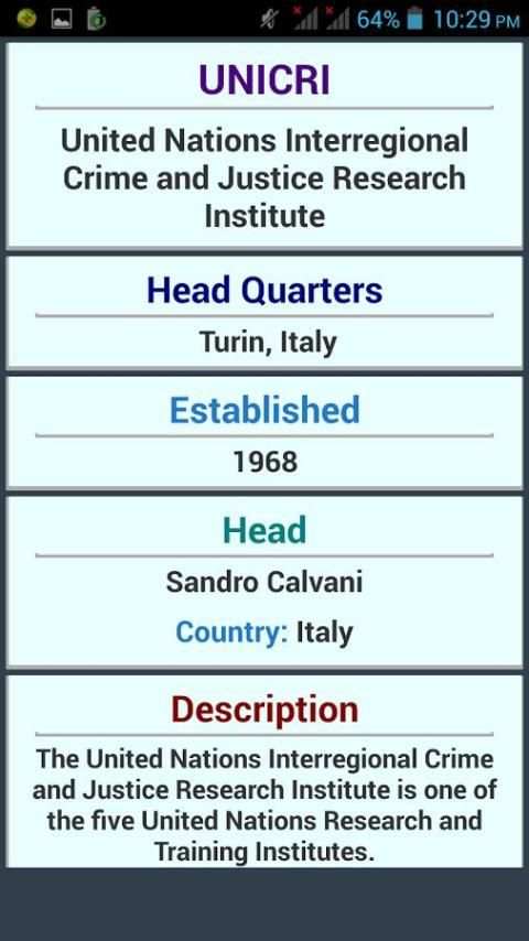 World Organisations скриншот 4