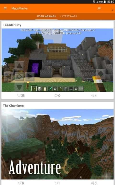 Maps for Minecraft PE скриншот 3
