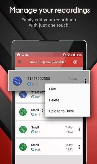 One Touch CallRecorder 3 تصوير الشاشة