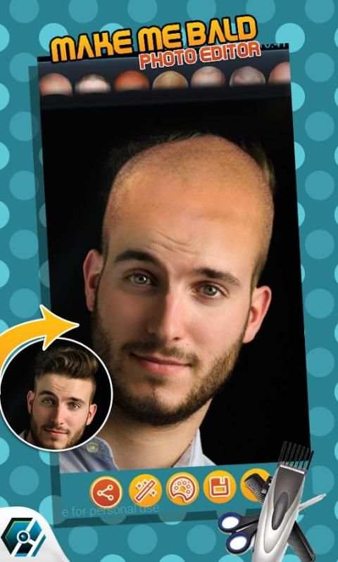 Make Me Bald photo Editor स्क्रीनशॉट 4
