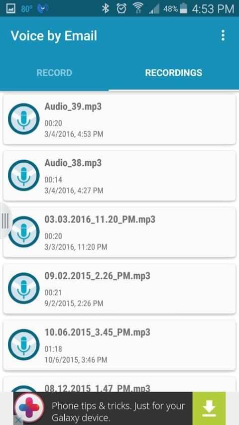 Voice by Email (Nauta) screenshot 4