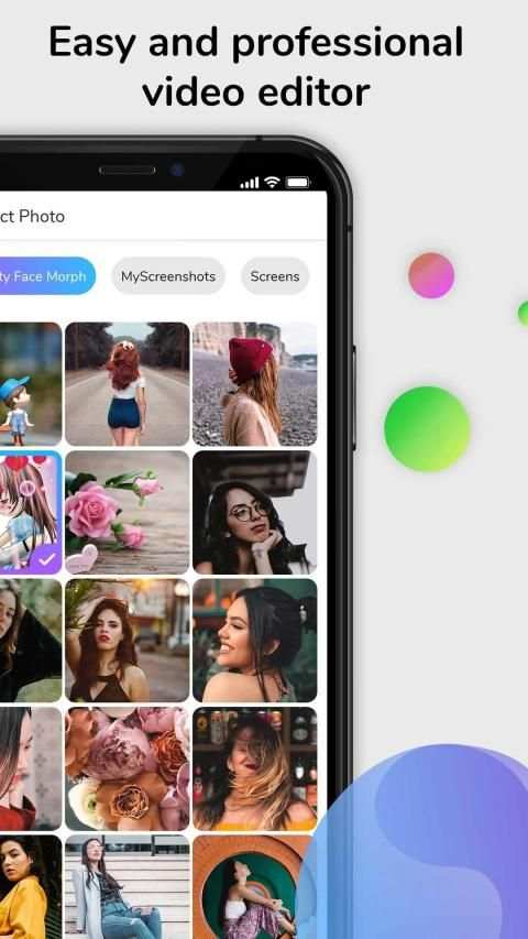 XMusic Bit - Partical.ly Video Status Maker स्क्रीनशॉट 3