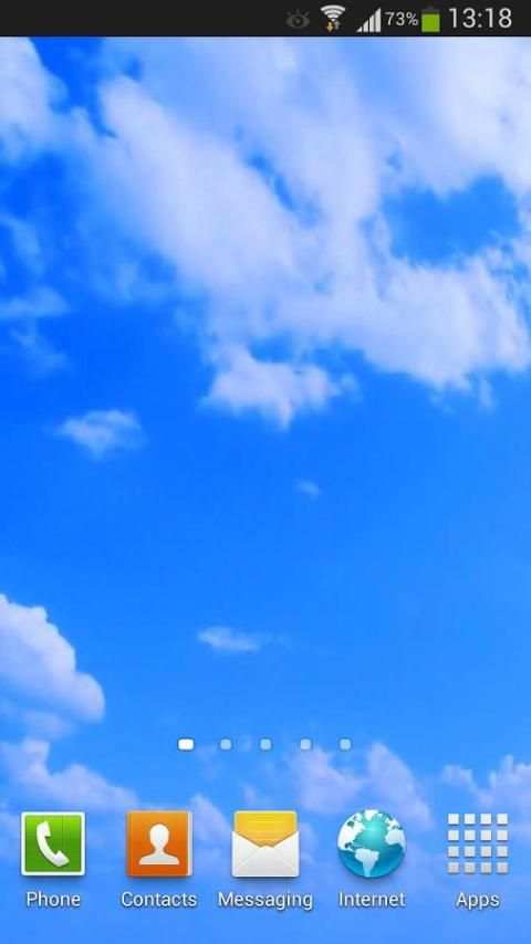 Blue Sky Live Wallpaper HD 3 screenshot 3