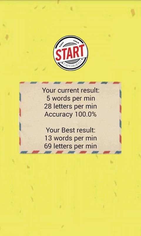 Typing speed test screenshot 2