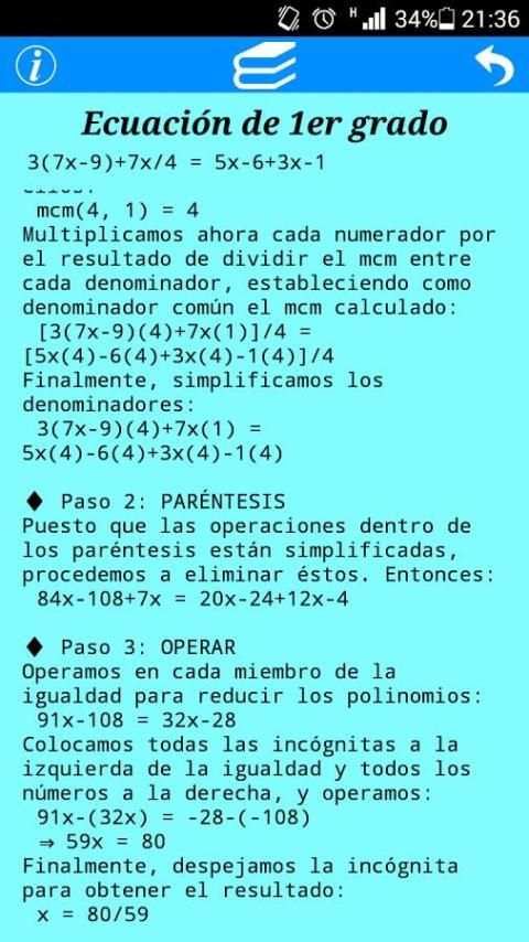 Ecuaciones 1º y 2º grado 5 تصوير الشاشة