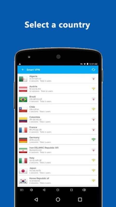 Free VPN Proxy by SmartVPN स्क्रीनशॉट 3