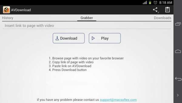 Video Downloader (AVDownload) screenshot 1