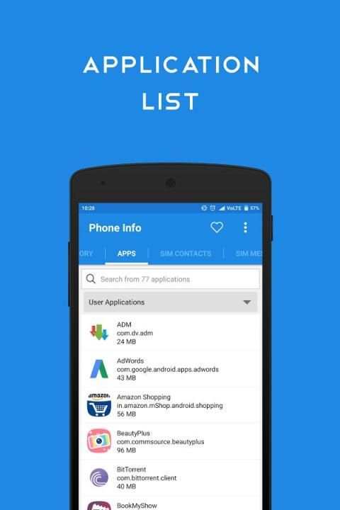 Phone Info - Device Info स्क्रीनशॉट 1