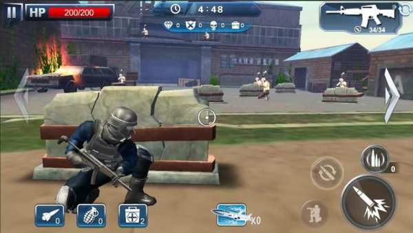 Gun War 3D - Cover Shooter स्क्रीनशॉट 1