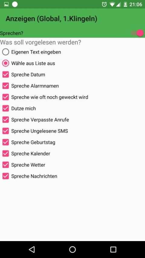 Sprechender Wecker 4 تصوير الشاشة