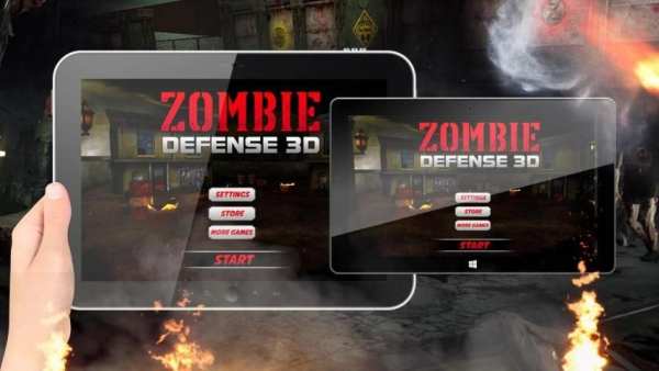 Zombie Defense 3D स्क्रीनशॉट 8
