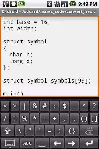 Programmers Keyboard скриншот 1