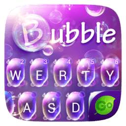 Bubble GO Keyboard Theme Emoji