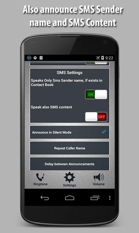 Caller Name Ringtone 3 تصوير الشاشة