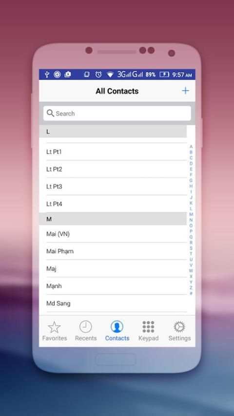 iContact - Phone book OS 10 screenshot 3