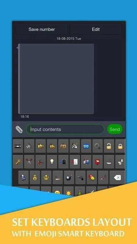 Emoji Keyboard 1 تصوير الشاشة