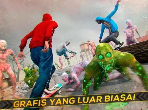 Skateboarding Zombie Lari Game screenshot 5