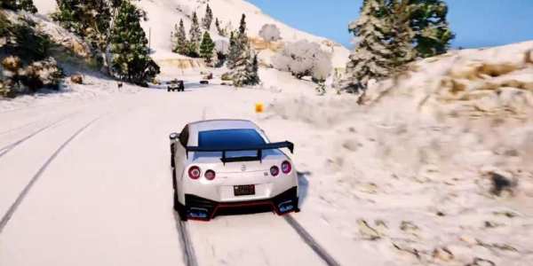GTR Driving Nissan Winter screenshot 6