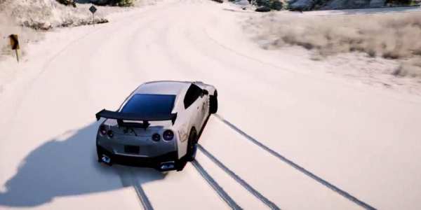 GTR Driving Nissan Winter screenshot 2