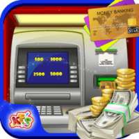 Simulator belanja ATM anak logo