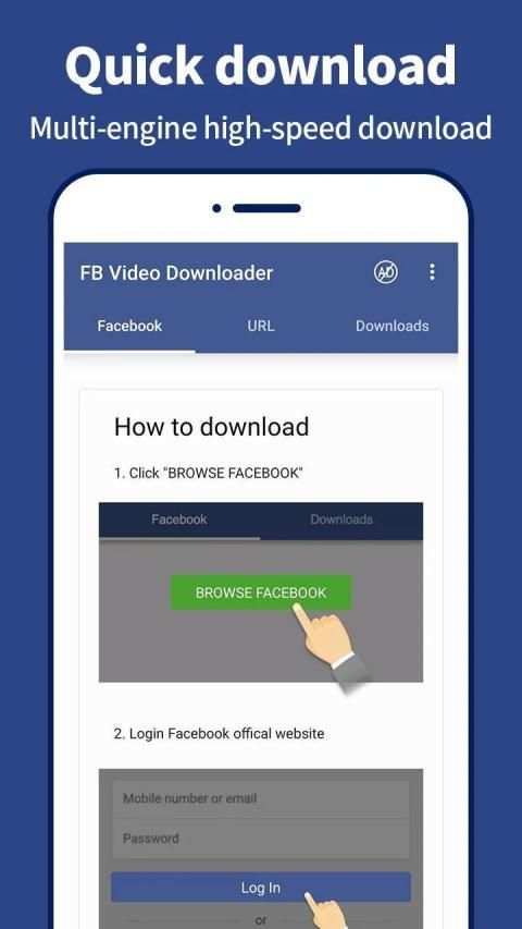 Super Video Download for Facebook Fast 2020 screenshot 3