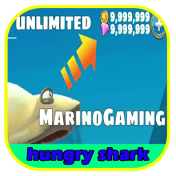 hack skins hungry shark أيقونة
