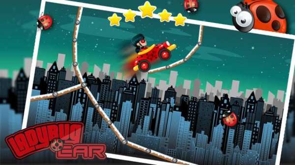 Ladybug Racing Car Game скриншот 2