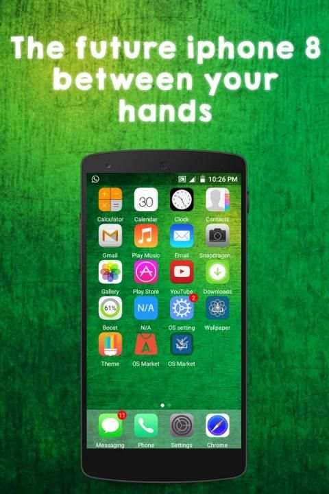 Future iPhone 8 launcher screenshot 4