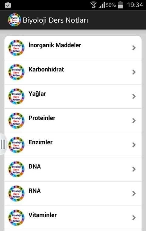 Biyoloji Ders Notları screenshot 2