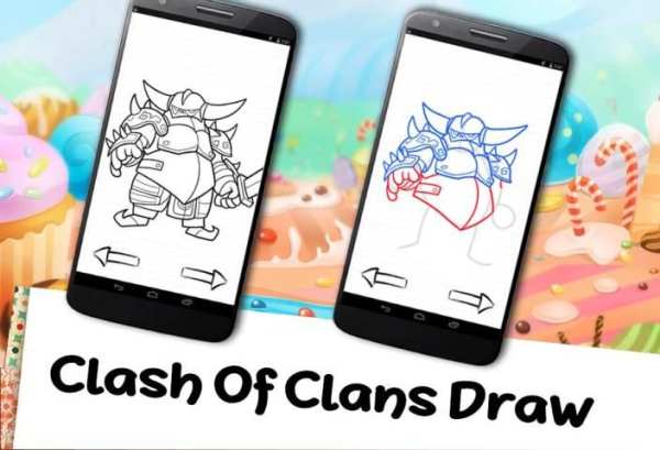 How To Draw Clash Of Clans 2 تصوير الشاشة