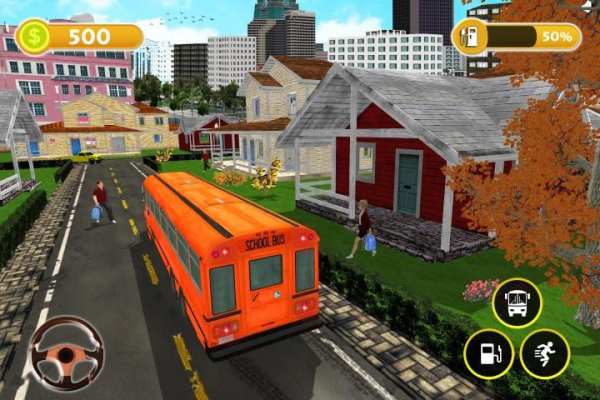 High School Bus Simulator: City Bus Driving screenshot 13