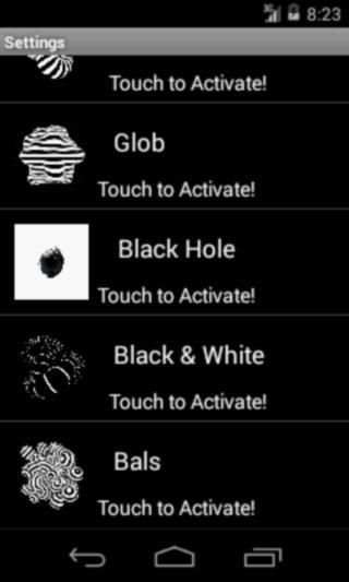 Hypnotic 3D Live Wallpaper 4 تصوير الشاشة