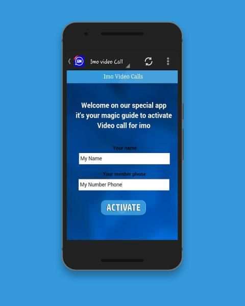 free call video imo -simulator स्क्रीनशॉट 2