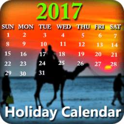 Holiday Calendar 2017 - India