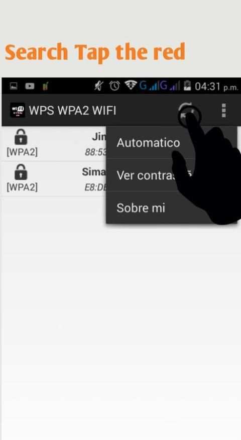 WPS WPA2 WIFI Password screenshot 3