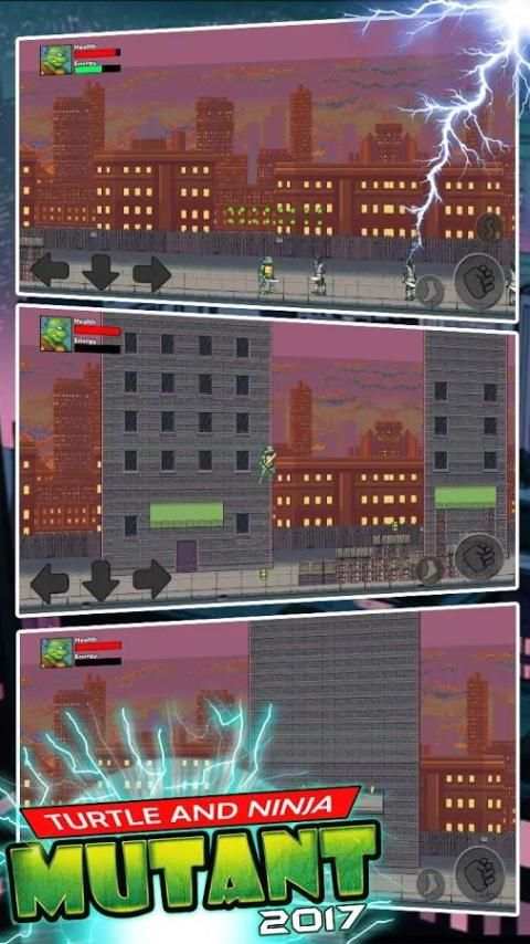 Turtles Fight -Street Ninja HD screenshot 1