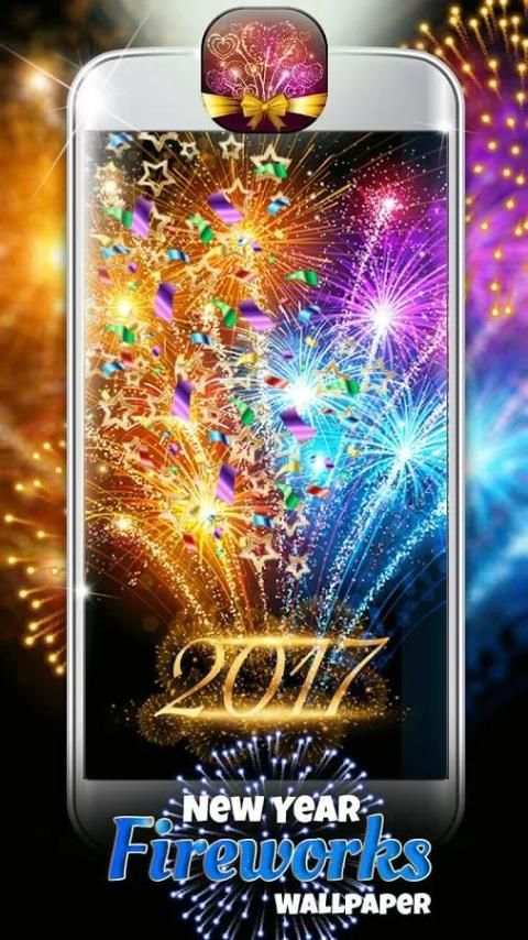 New Year Fireworks Wallpaper screenshot 4
