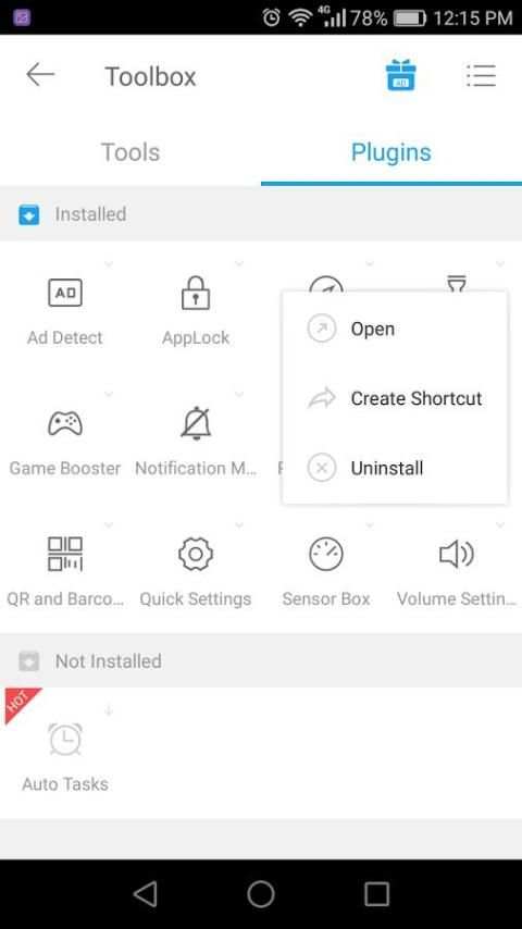 Flashlight Plugin 4 تصوير الشاشة