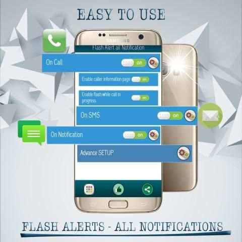 Flash Alerts all Notifications 7 تصوير الشاشة