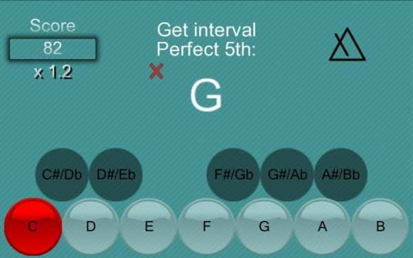 Music School:Interval & chords 2 تصوير الشاشة