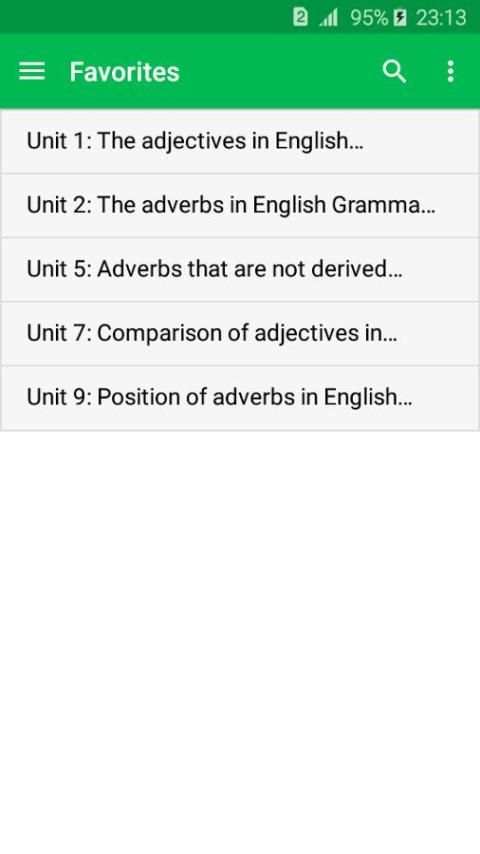 English Grammar and Vocabulary скриншот 4