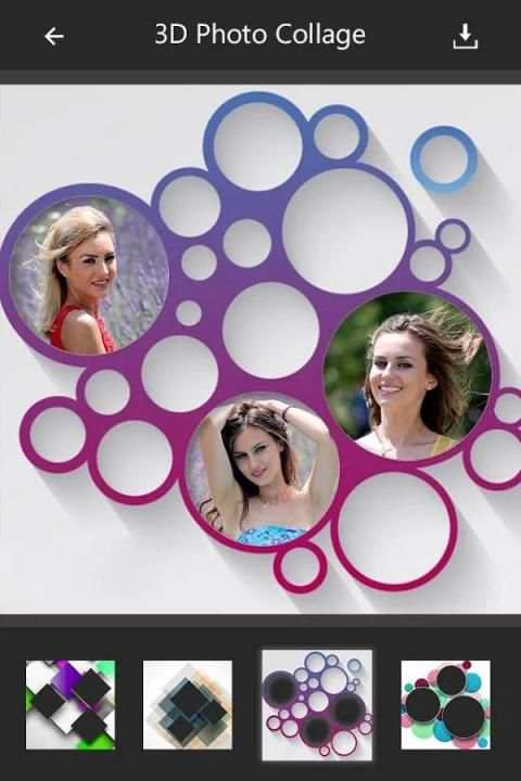 3D Photo Collage Maker 6 تصوير الشاشة